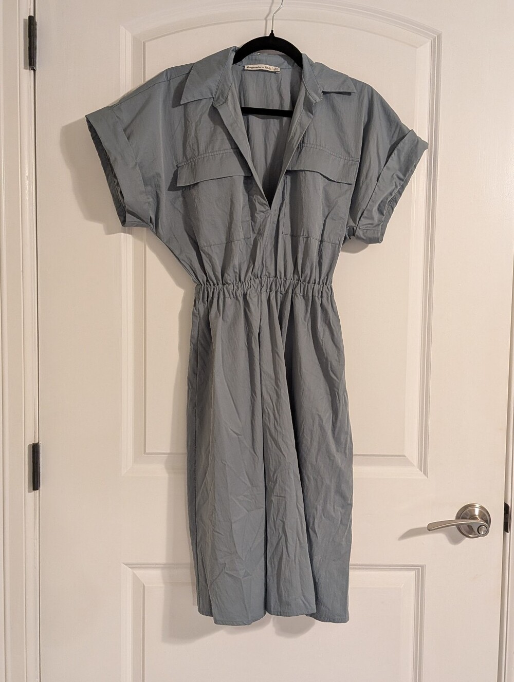 Abercrombie & Fitch A&F XS Casual Shirt dress Sage Green